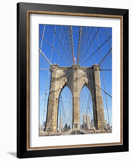 Brooklyn Bridge-Alan Schein-Framed Photographic Print