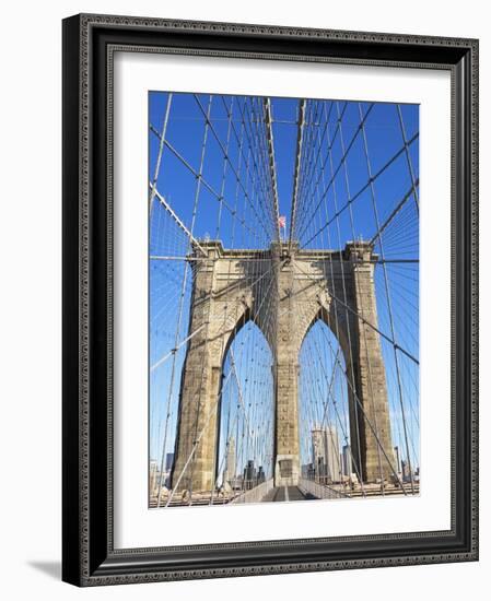 Brooklyn Bridge-Alan Schein-Framed Photographic Print