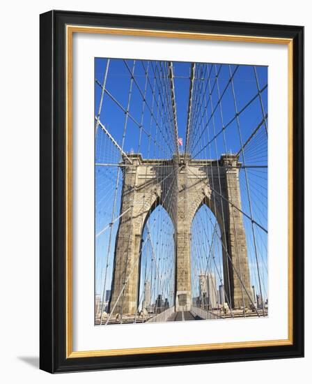 Brooklyn Bridge-Alan Schein-Framed Photographic Print