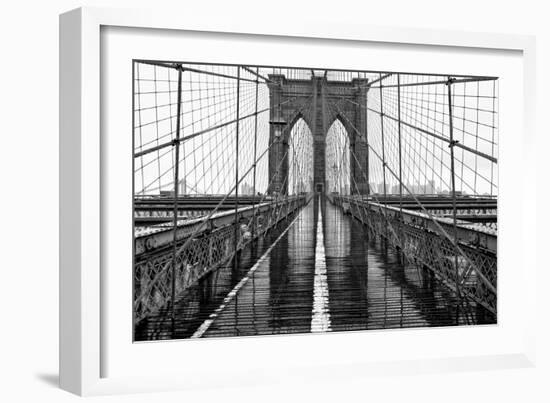 Brooklyn Bridge-PhotoINC-Framed Photographic Print