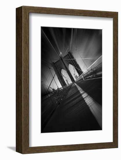 Brooklyn Bridge-Sebastien Del Grosso-Framed Photographic Print