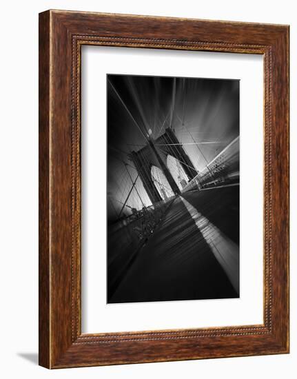 Brooklyn Bridge-Sebastien Del Grosso-Framed Photographic Print