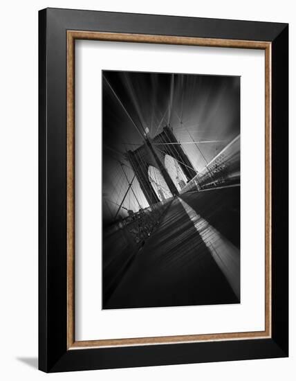 Brooklyn Bridge-Sebastien Del Grosso-Framed Photographic Print