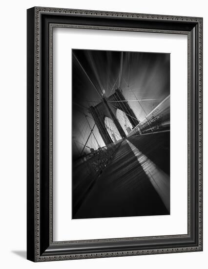 Brooklyn Bridge-Sebastien Del Grosso-Framed Photographic Print