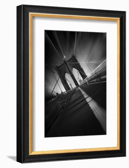 Brooklyn Bridge-Sebastien Del Grosso-Framed Photographic Print