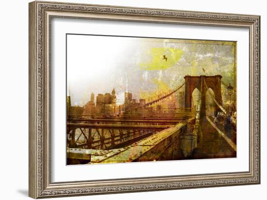 Brooklyn Bridge-null-Framed Art Print