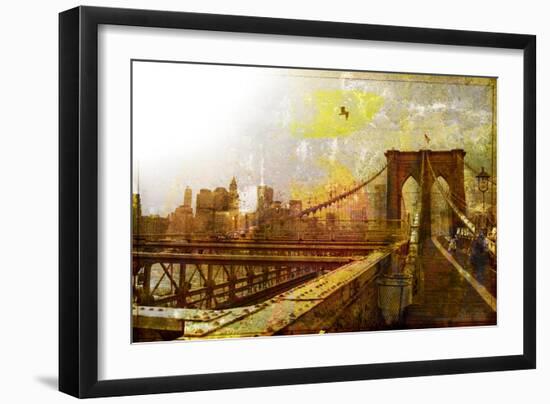 Brooklyn Bridge-null-Framed Art Print