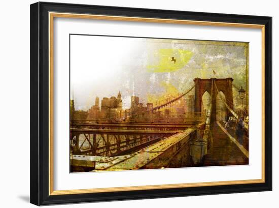 Brooklyn Bridge-null-Framed Art Print