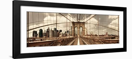 Brooklyn Bridge-Shelley Lake-Framed Photo
