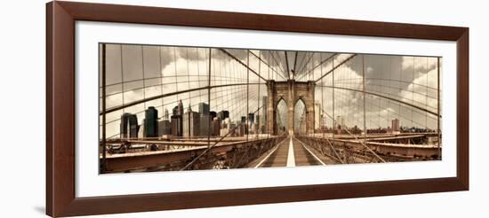 Brooklyn Bridge-Shelley Lake-Framed Photo