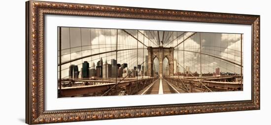 Brooklyn Bridge-Shelley Lake-Framed Photo