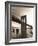 Brooklyn Bridge-Chris Bliss-Framed Photographic Print