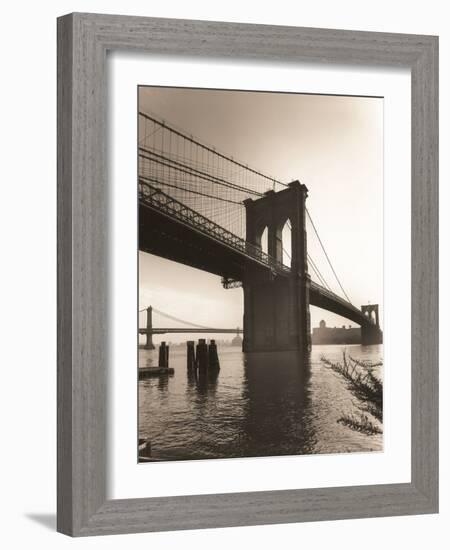 Brooklyn Bridge-Chris Bliss-Framed Photographic Print