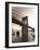 Brooklyn Bridge-Chris Bliss-Framed Photographic Print