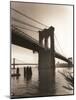 Brooklyn Bridge-Chris Bliss-Mounted Photographic Print