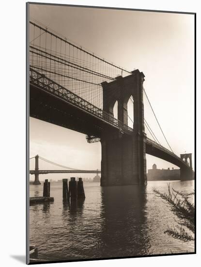 Brooklyn Bridge-Chris Bliss-Mounted Photographic Print