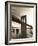 Brooklyn Bridge-Chris Bliss-Framed Photographic Print