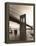 Brooklyn Bridge-Chris Bliss-Framed Premier Image Canvas