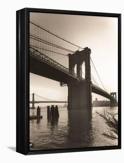 Brooklyn Bridge-Chris Bliss-Framed Premier Image Canvas