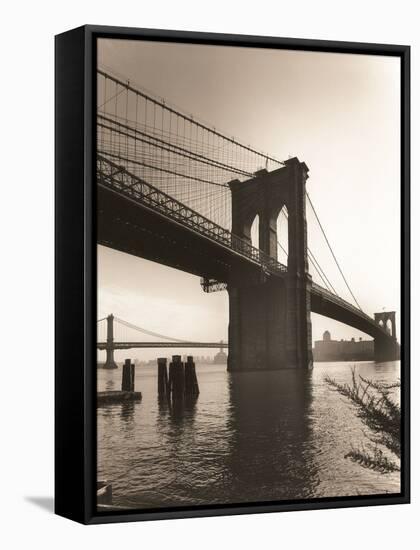 Brooklyn Bridge-Chris Bliss-Framed Premier Image Canvas