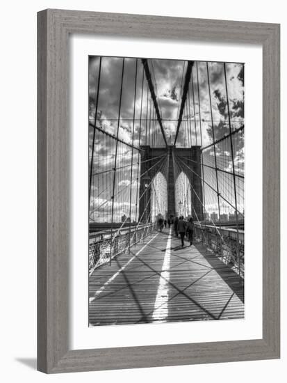 Brooklyn Bridge-Chris Bliss-Framed Photographic Print