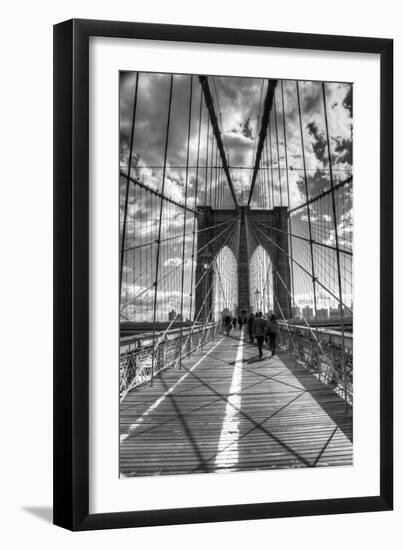 Brooklyn Bridge-Chris Bliss-Framed Photographic Print