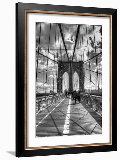 Brooklyn Bridge-Chris Bliss-Framed Photographic Print