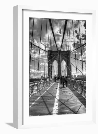 Brooklyn Bridge-Chris Bliss-Framed Photographic Print