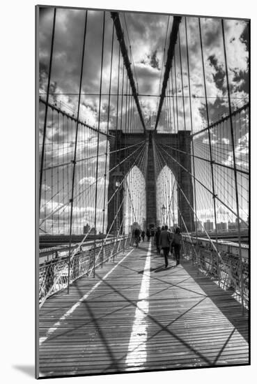 Brooklyn Bridge-Chris Bliss-Mounted Photographic Print