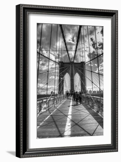 Brooklyn Bridge-Chris Bliss-Framed Photographic Print