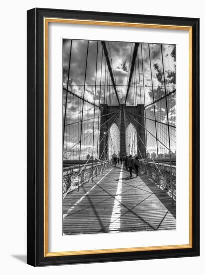 Brooklyn Bridge-Chris Bliss-Framed Photographic Print