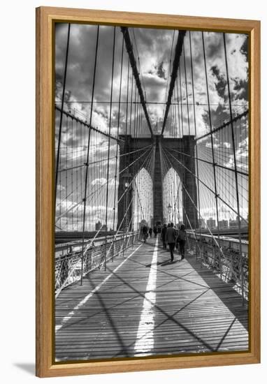 Brooklyn Bridge-Chris Bliss-Framed Premier Image Canvas