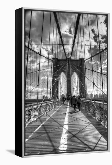 Brooklyn Bridge-Chris Bliss-Framed Premier Image Canvas