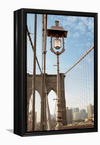 Brooklyn Bridge-Alan Blaustein-Framed Premier Image Canvas