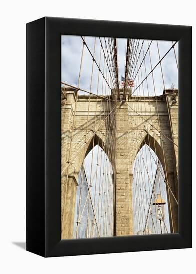 Brooklyn Bridge-Alan Blaustein-Framed Premier Image Canvas