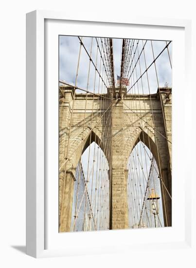 Brooklyn Bridge-Alan Blaustein-Framed Photographic Print