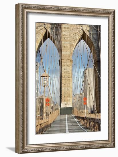 Brooklyn Bridge-Alan Blaustein-Framed Photographic Print