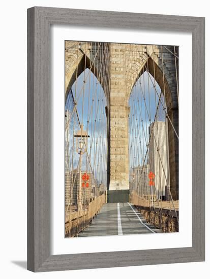 Brooklyn Bridge-Alan Blaustein-Framed Photographic Print