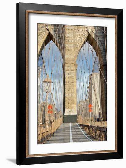 Brooklyn Bridge-Alan Blaustein-Framed Photographic Print