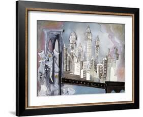 Brooklyn Bridge-Zelda Fitzgerald-Framed Art Print
