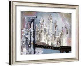 Brooklyn Bridge-Zelda Fitzgerald-Framed Art Print