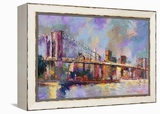 Brooklyn Bridge-Richard Wallich-Framed Premier Image Canvas