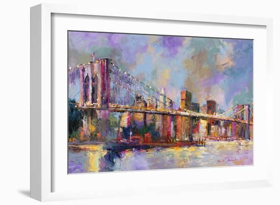 Brooklyn Bridge-Richard Wallich-Framed Giclee Print