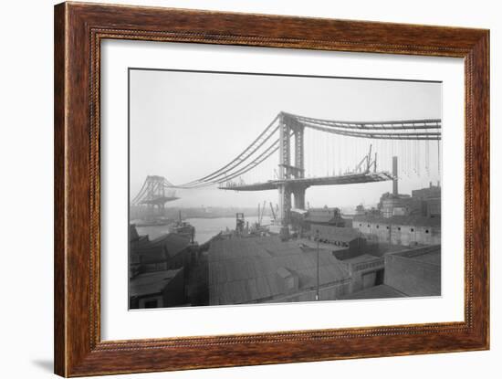 Brooklyn Bridge-null-Framed Art Print