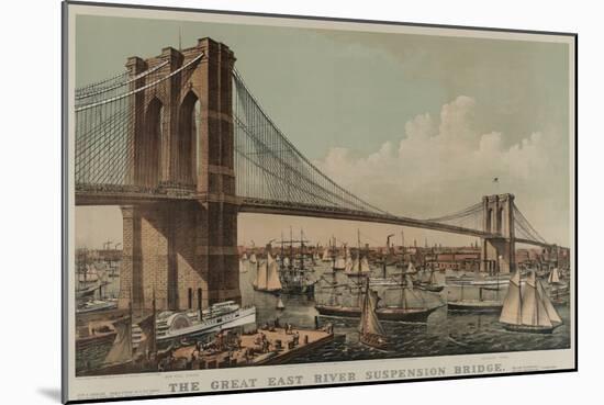 Brooklyn Bridge-null-Mounted Art Print