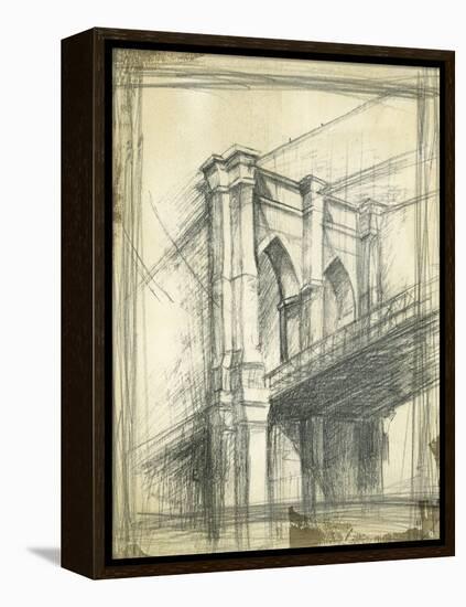 Brooklyn Bridge-Ethan Harper-Framed Stretched Canvas