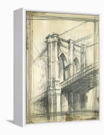 Brooklyn Bridge-Ethan Harper-Framed Stretched Canvas