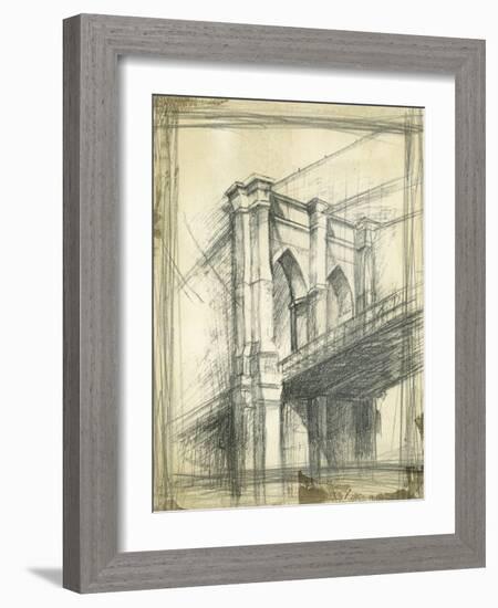 Brooklyn Bridge-Ethan Harper-Framed Art Print