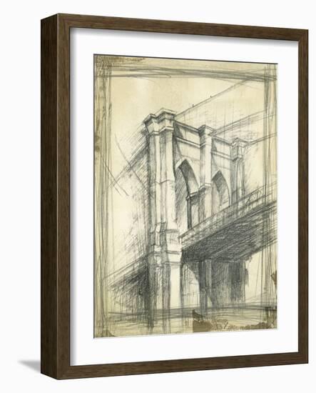 Brooklyn Bridge-Ethan Harper-Framed Art Print