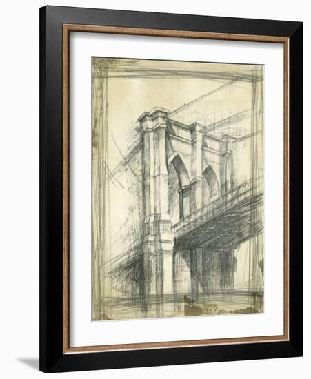 Brooklyn Bridge-Ethan Harper-Framed Art Print